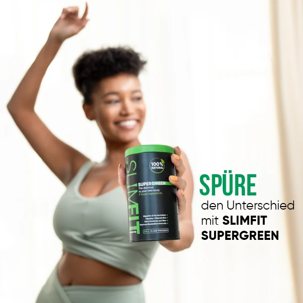 Frau in Bewegung – Lifestyle SuperGreen